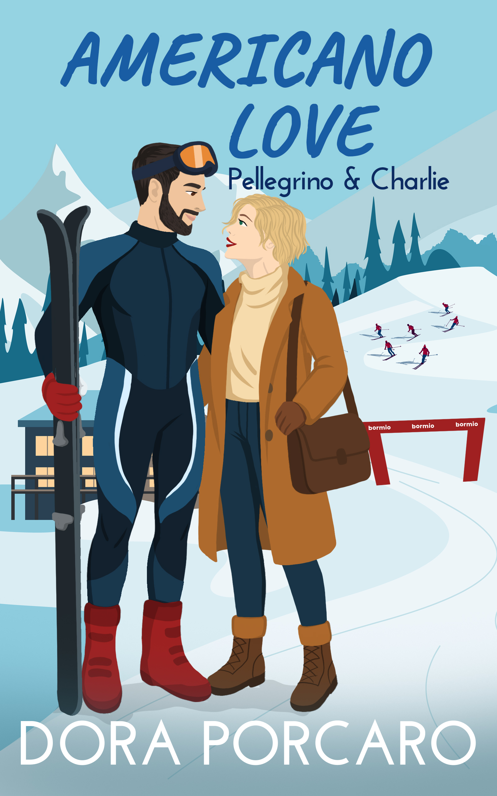 Americano Love cover with couple on the mountain